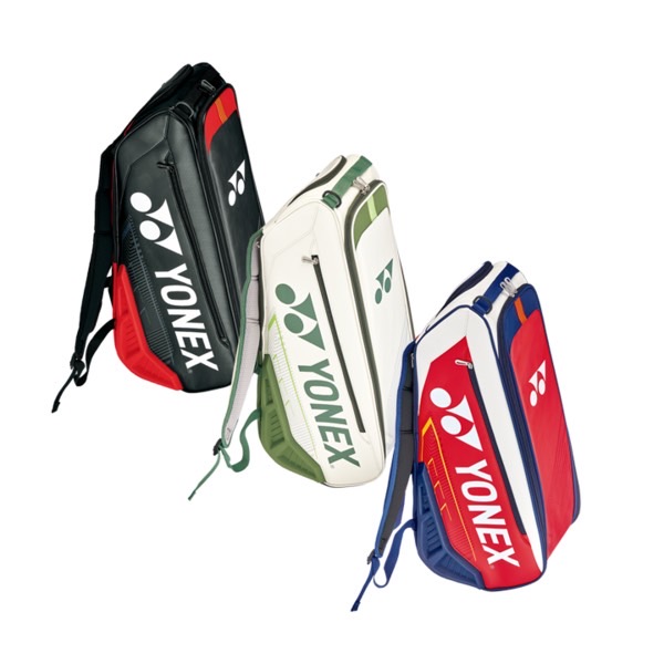 YONEX｜六支裝拍袋 BA02326EX 白/紅/藍：圖片 2