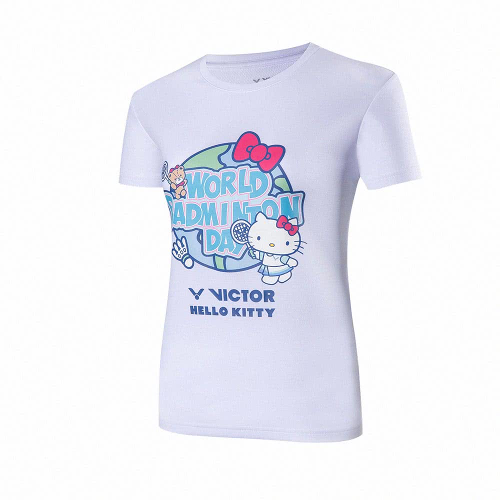 VICTOR｜Hello Kitty 聯名女版短袖上衣 T-KT301：圖片 5