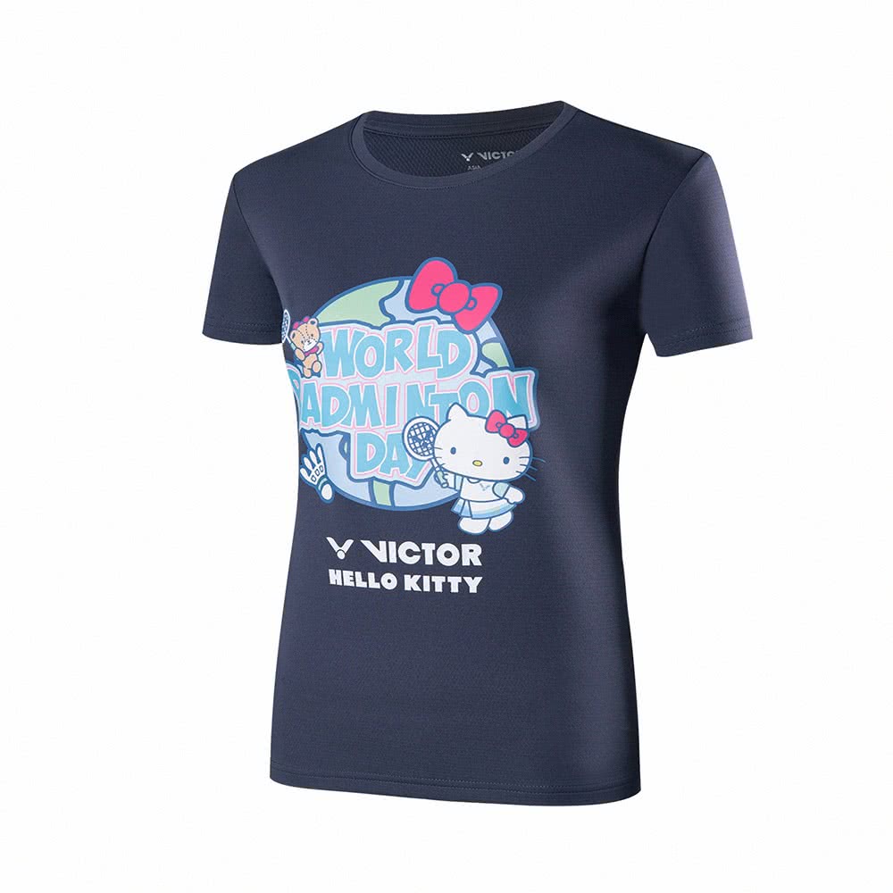 VICTOR｜Hello Kitty 聯名女版短袖上衣 T-KT301：圖片 4
