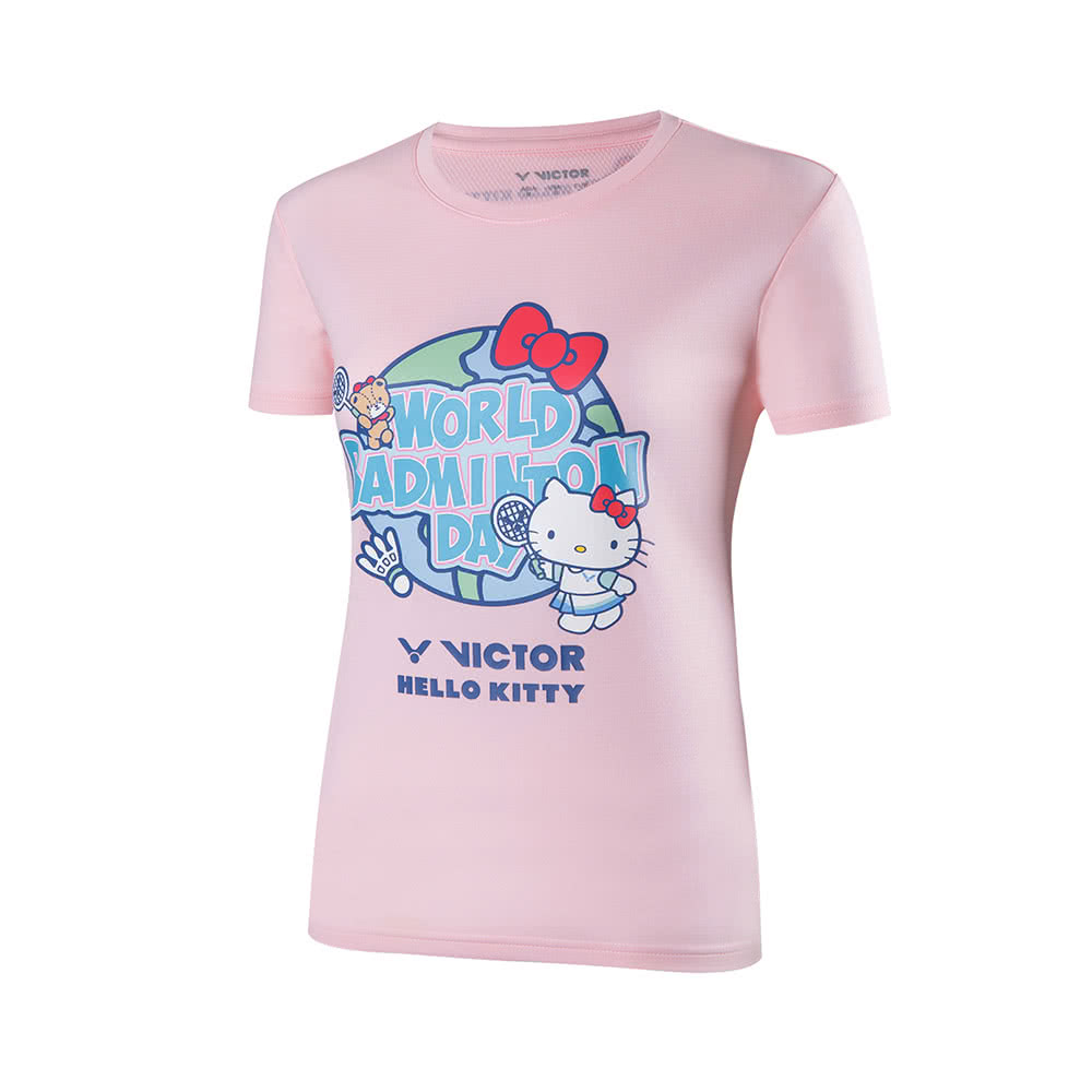 VICTOR｜Hello Kitty 聯名女版短袖上衣 T-KT301：圖片 3