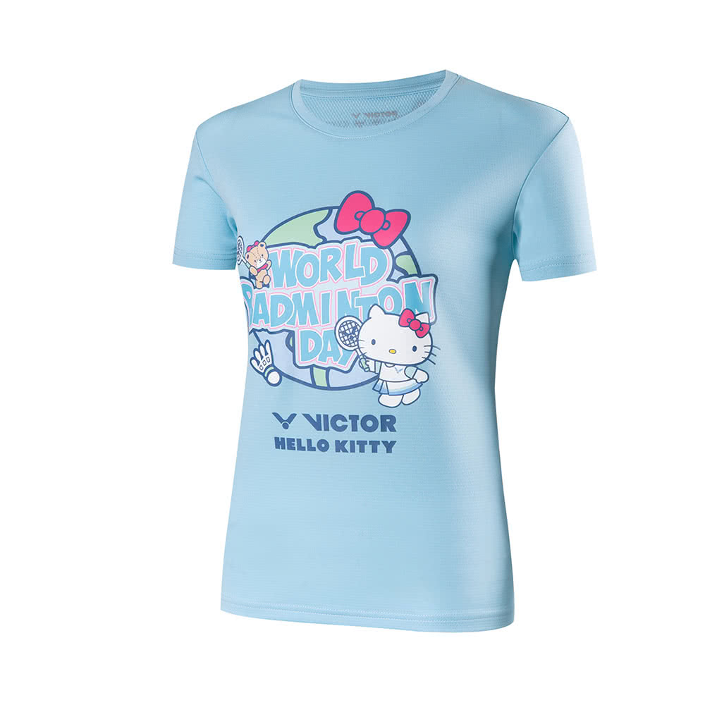 VICTOR｜Hello Kitty 聯名女版短袖上衣 T-KT301：圖片 2