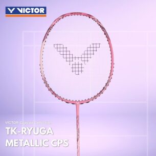 VICTOR｜羽球拍_TK-RYUGA METALLIC CPS I 紅鶴粉 膠囊系列