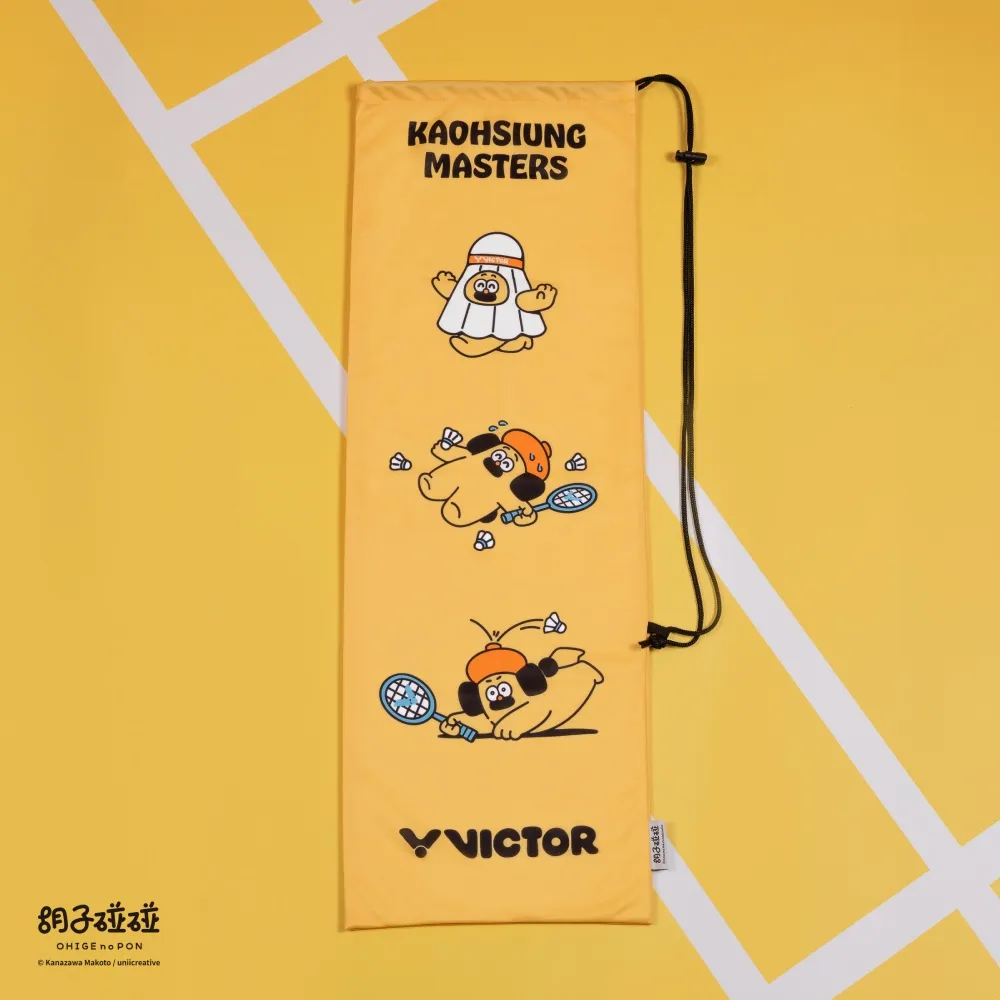 VICTOR｜聯名拍套 A9-VKM2502 絨布套 胡子碰碰 高雄大師賽