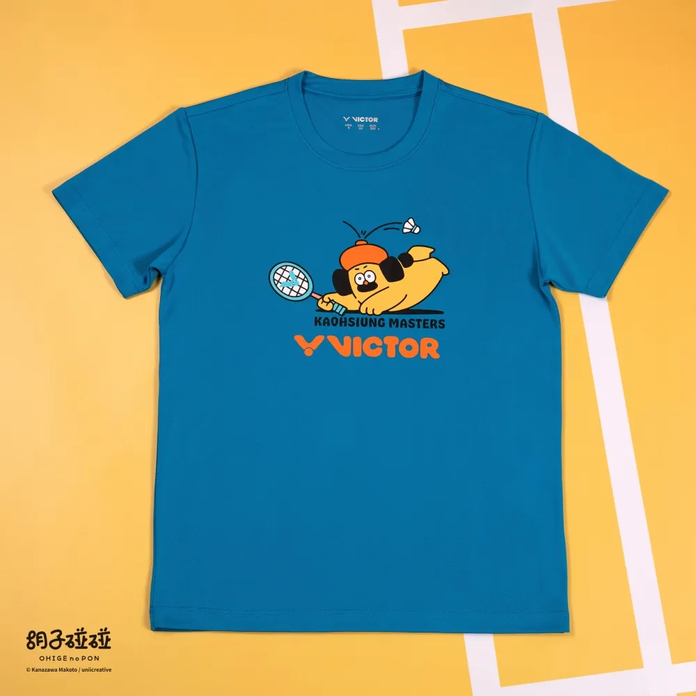 VICTOR｜聯名短袖上衣 T-VKM2501 胡子碰碰 高雄大師賽：圖片 4