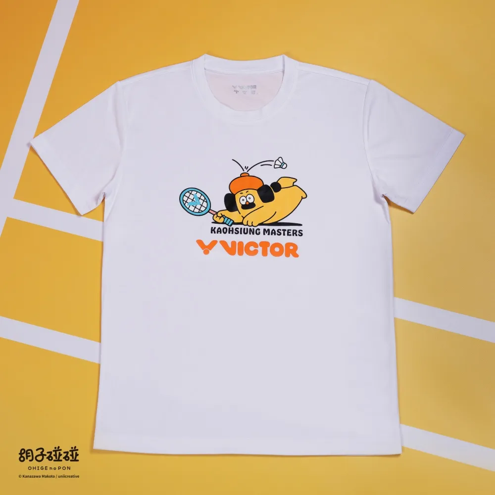 VICTOR｜聯名短袖上衣 T-VKM2501 胡子碰碰 高雄大師賽：圖片 2
